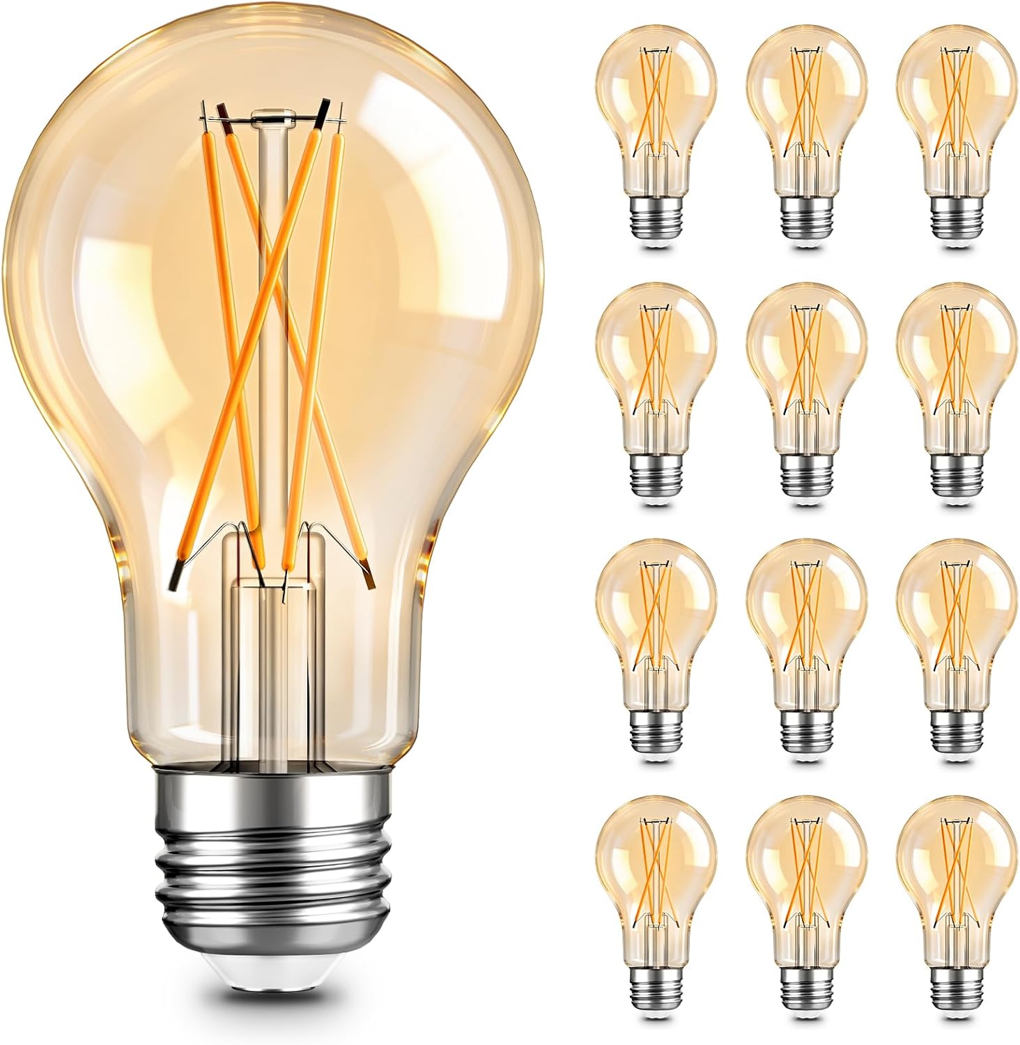 12 pack E26 LED bulbs