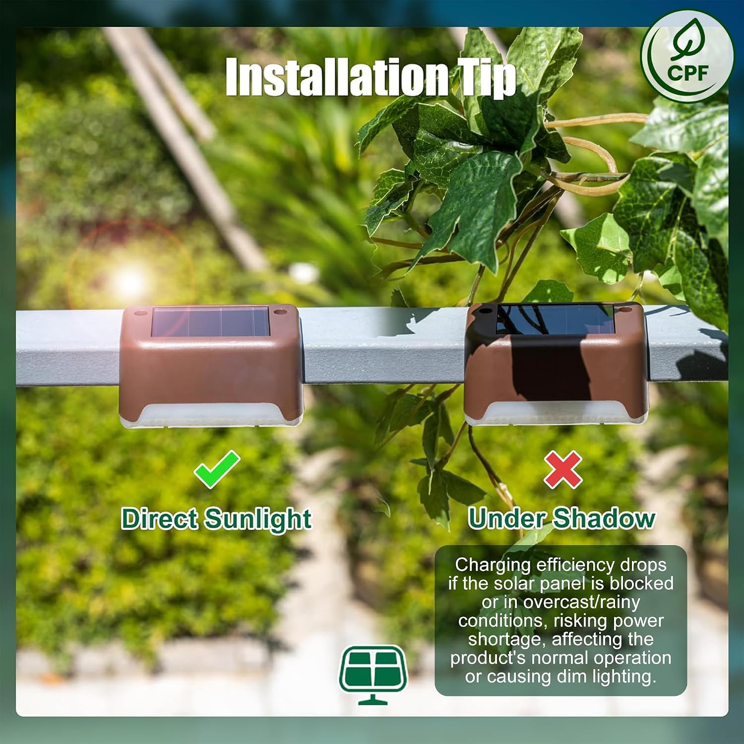 16 Pack Solar Deck Lights