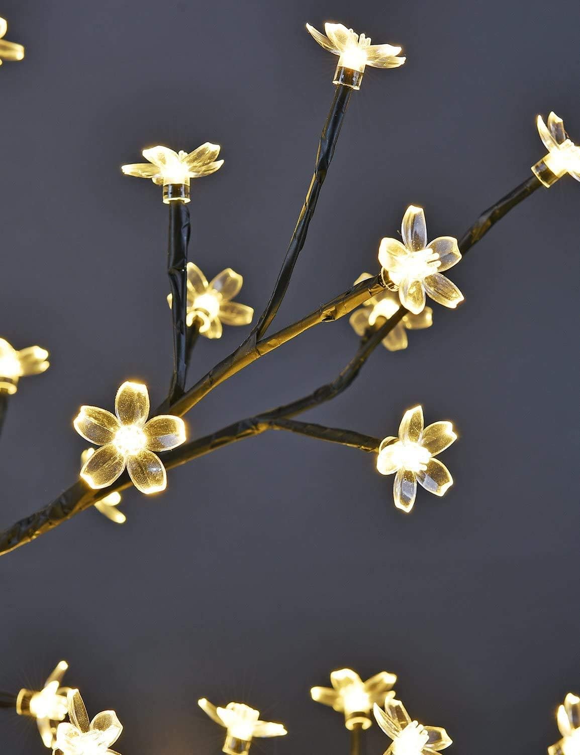 18-Inch Cherry Blossom LED Tree