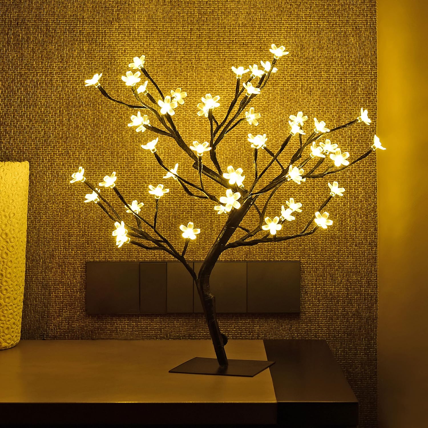 18-Inch Cherry Blossom LED Tree