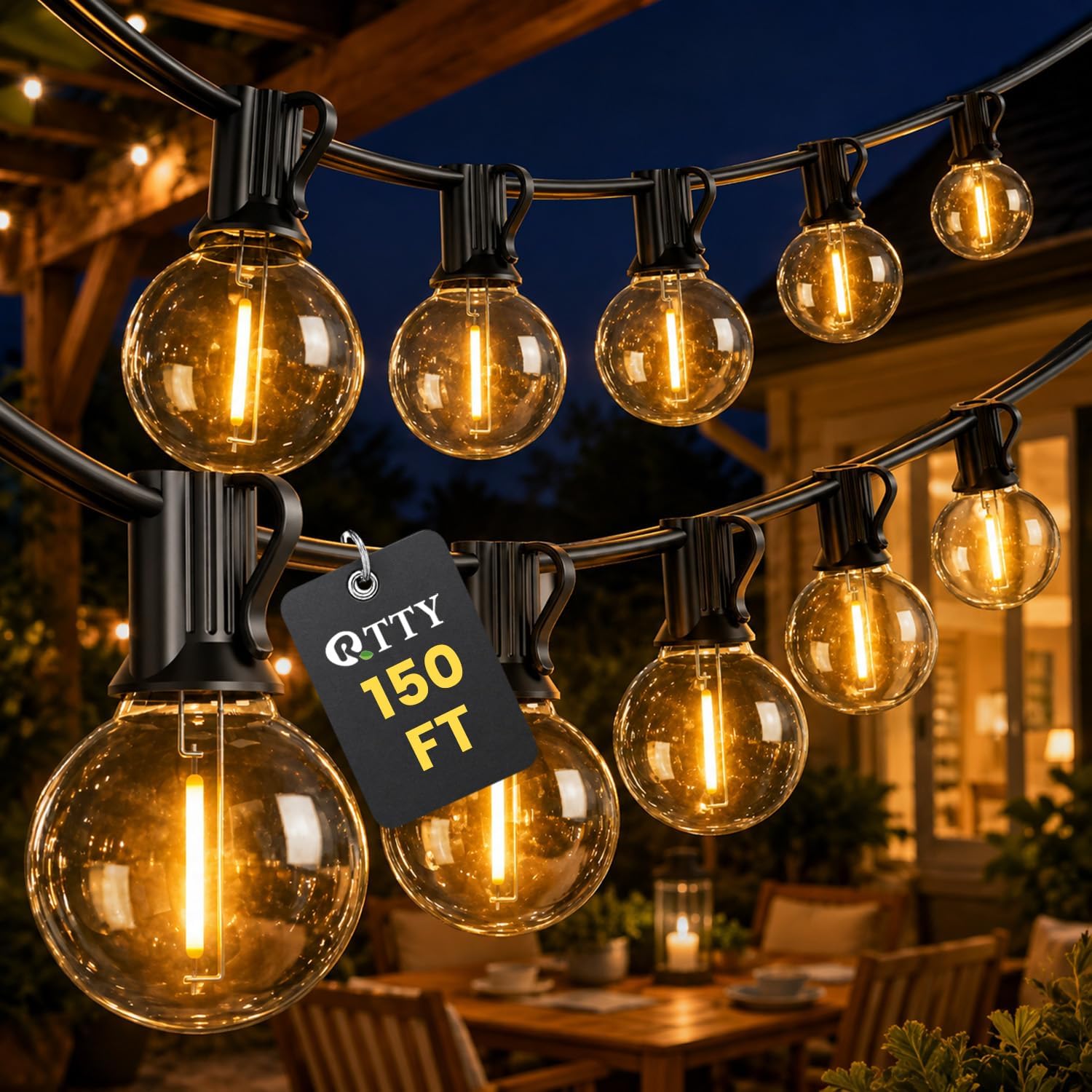 200 ft G40 string lights