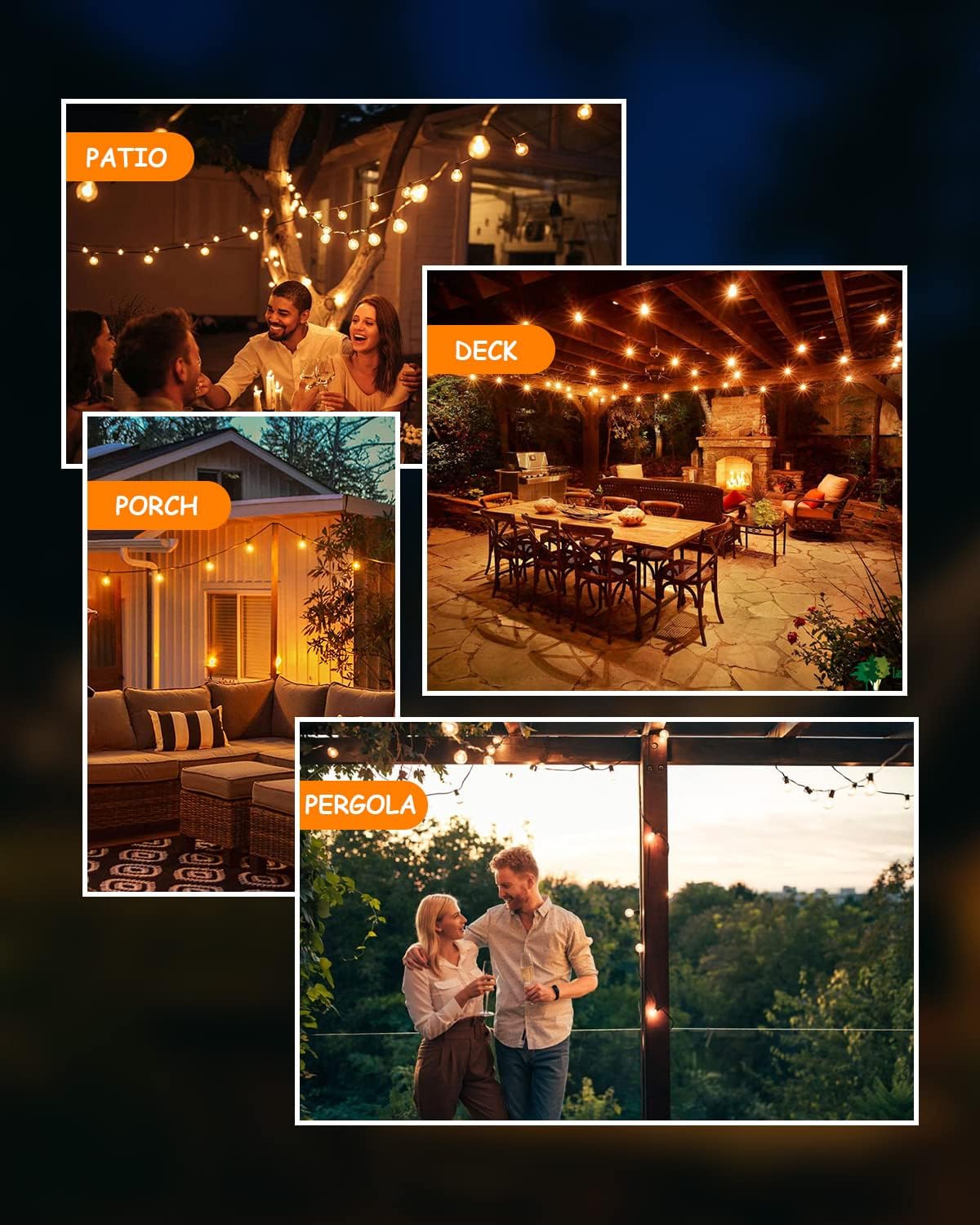 200 ft LED string lights