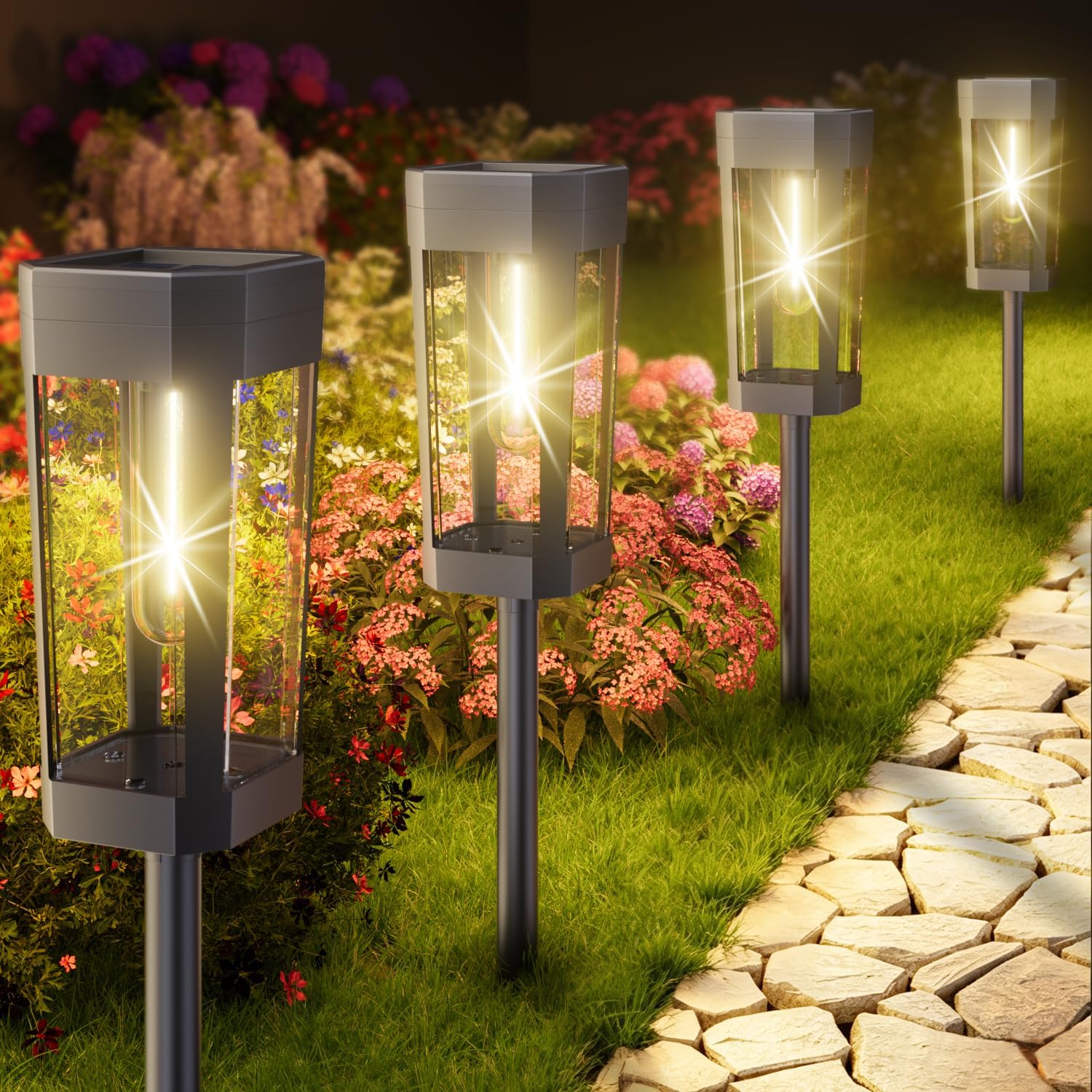 8-pack Solar Garden Lights