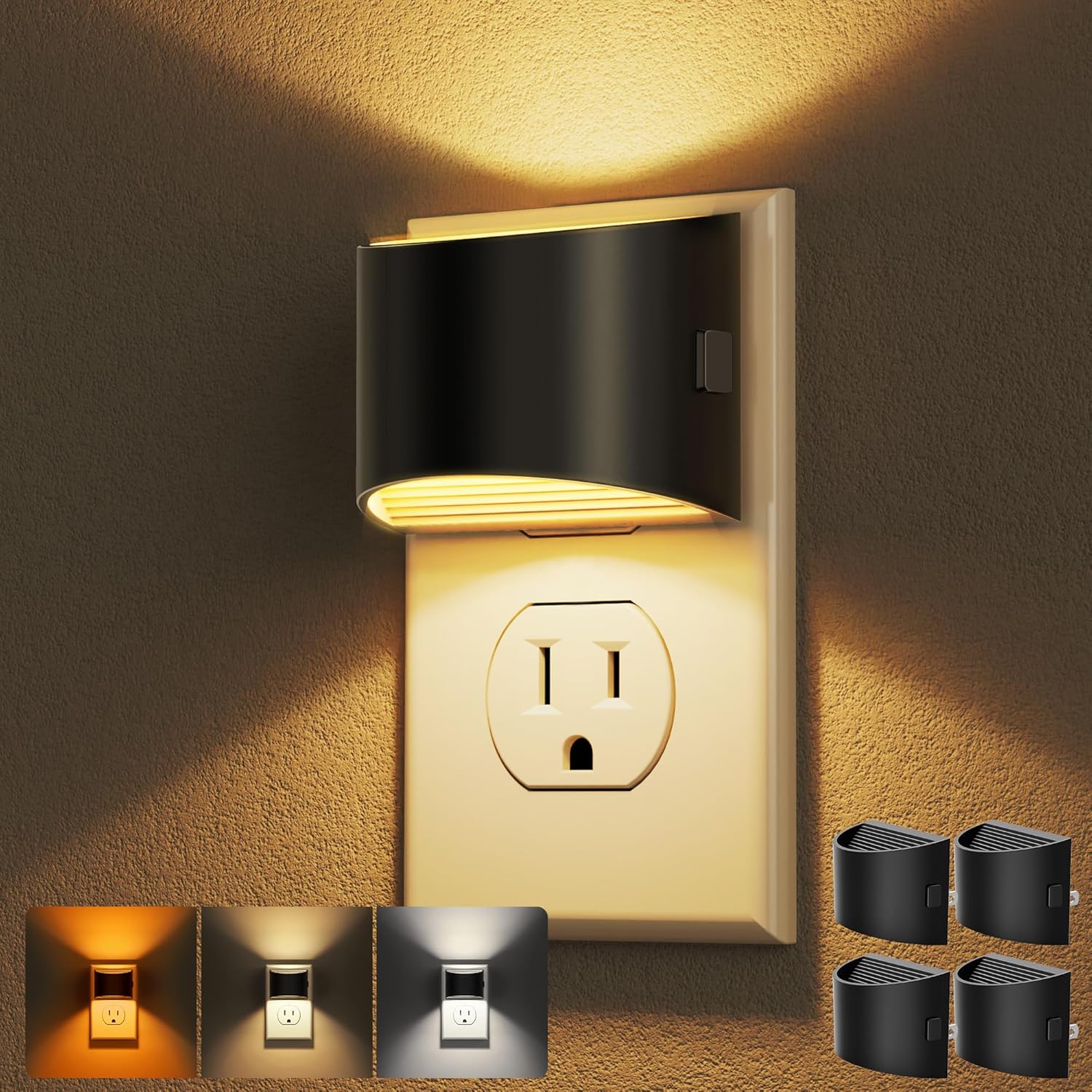Adjustable Plug-In Night Light 3000K
