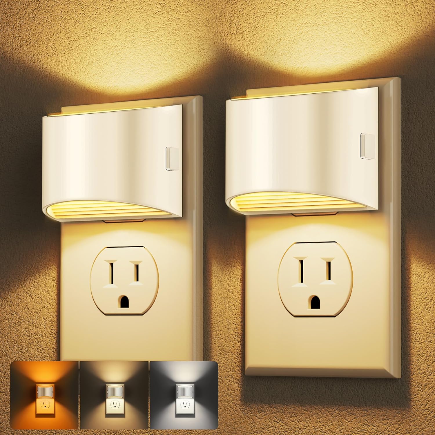 Adjustable Plug-In Night Light 3000K