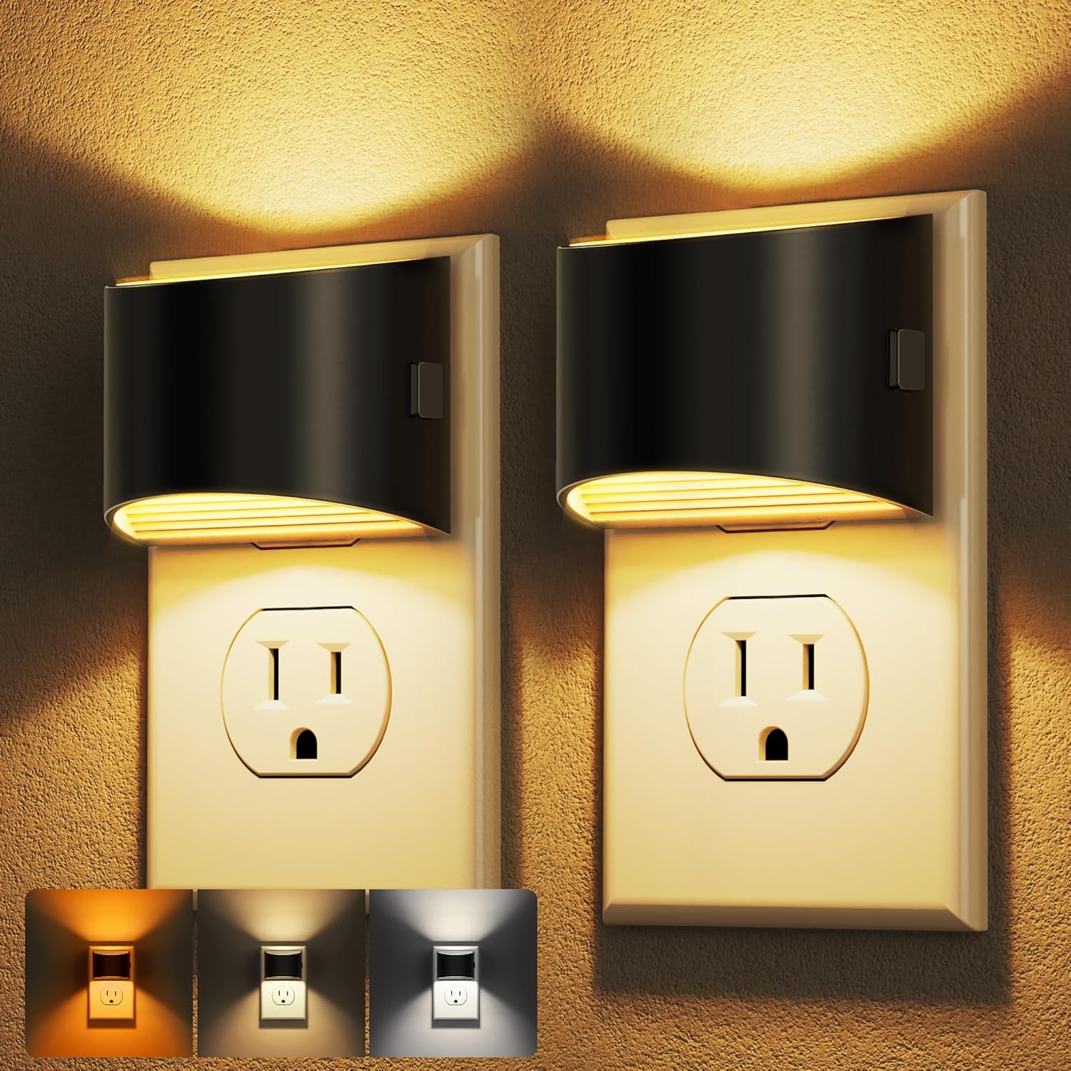 Adjustable Plug-In Night Light 3000K