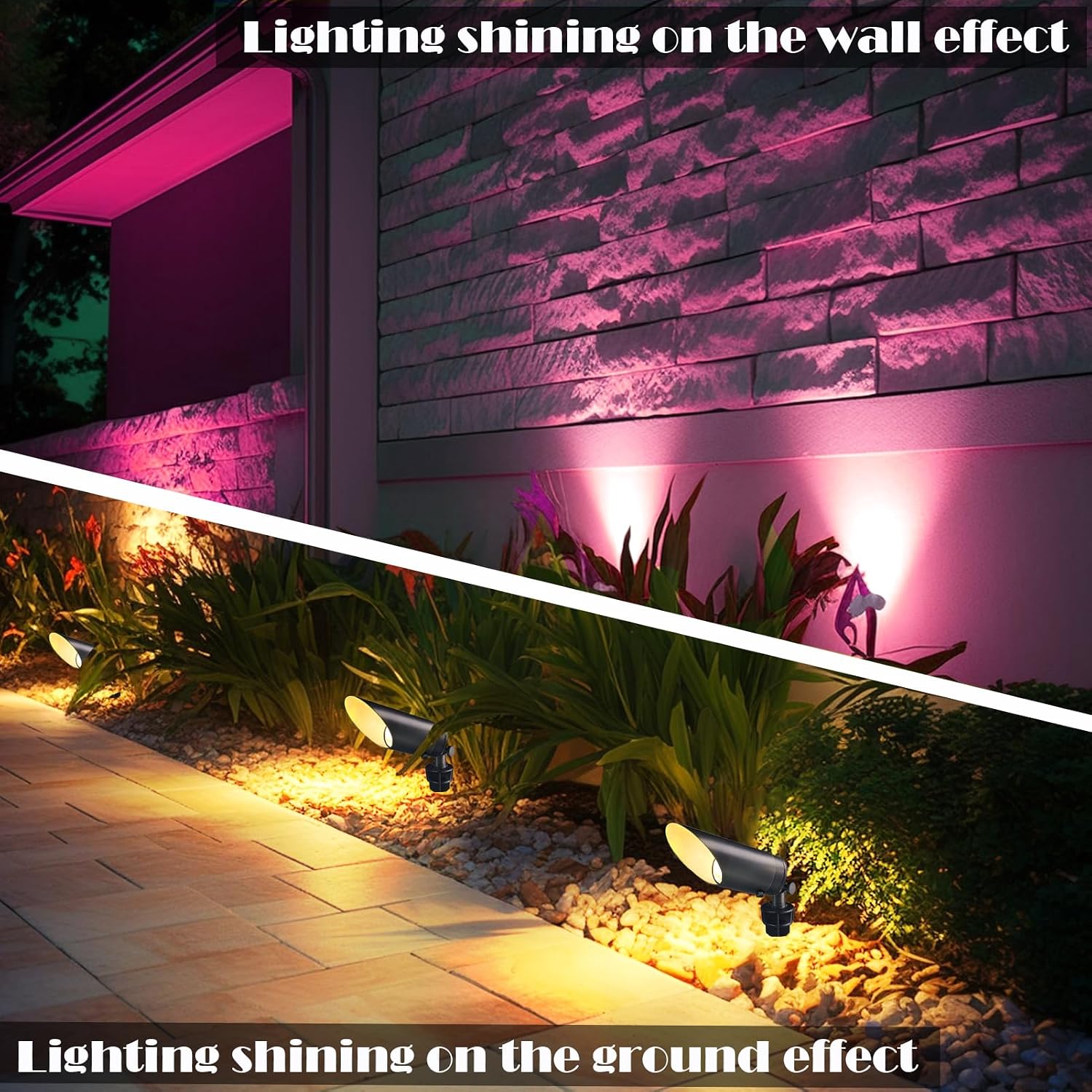 brass RGB landscape spotlight