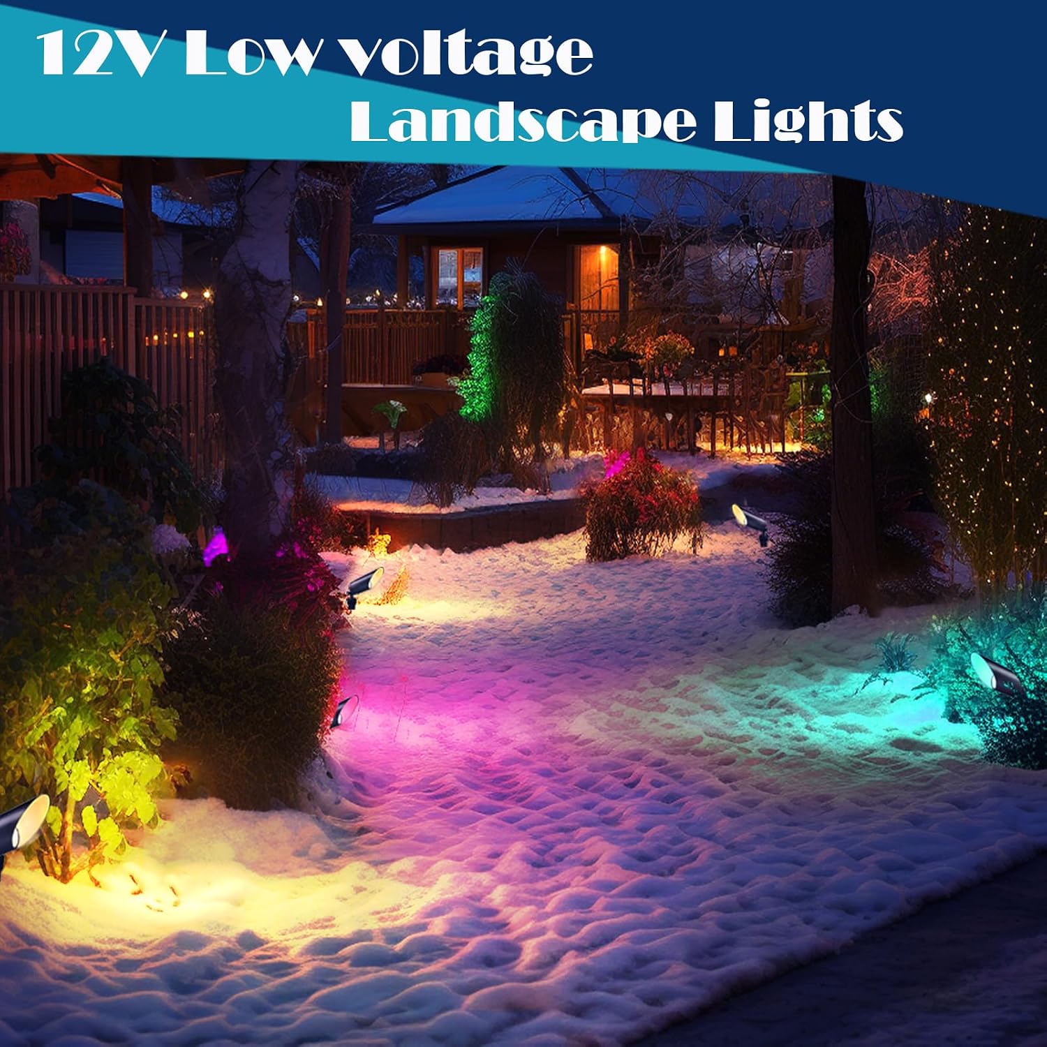 brass RGB landscape spotlight