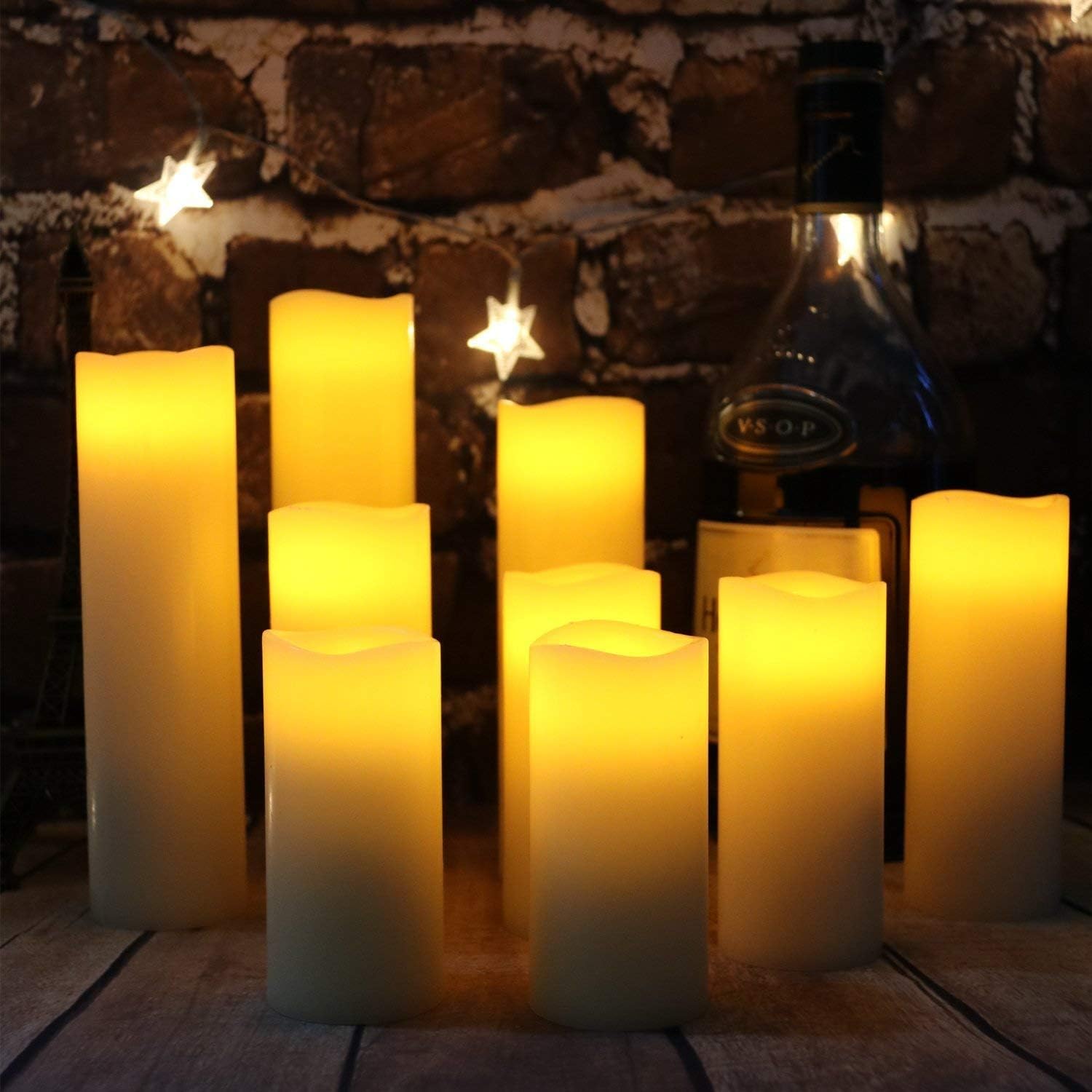 Real Wax Flameless Candles
