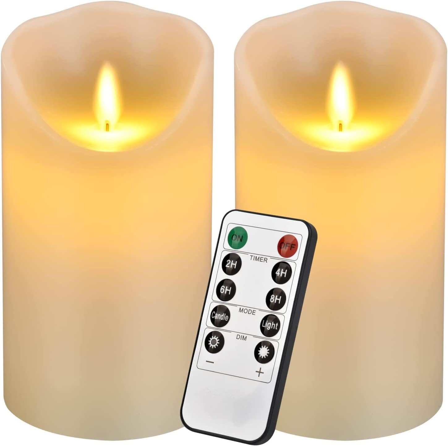 Real Wax Flameless Candles